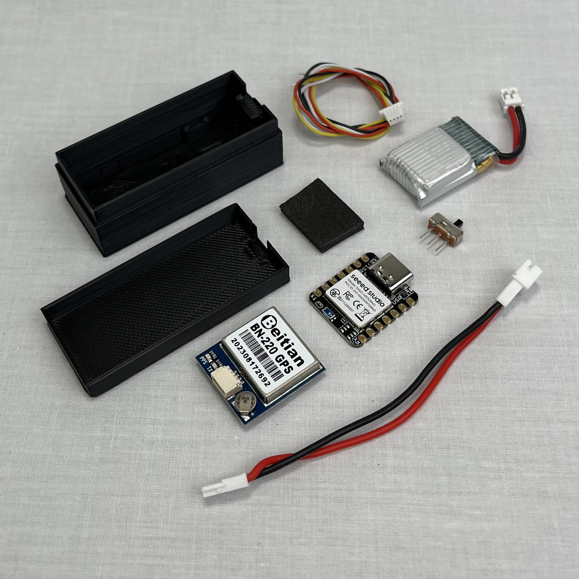 Components of the Remote ID module